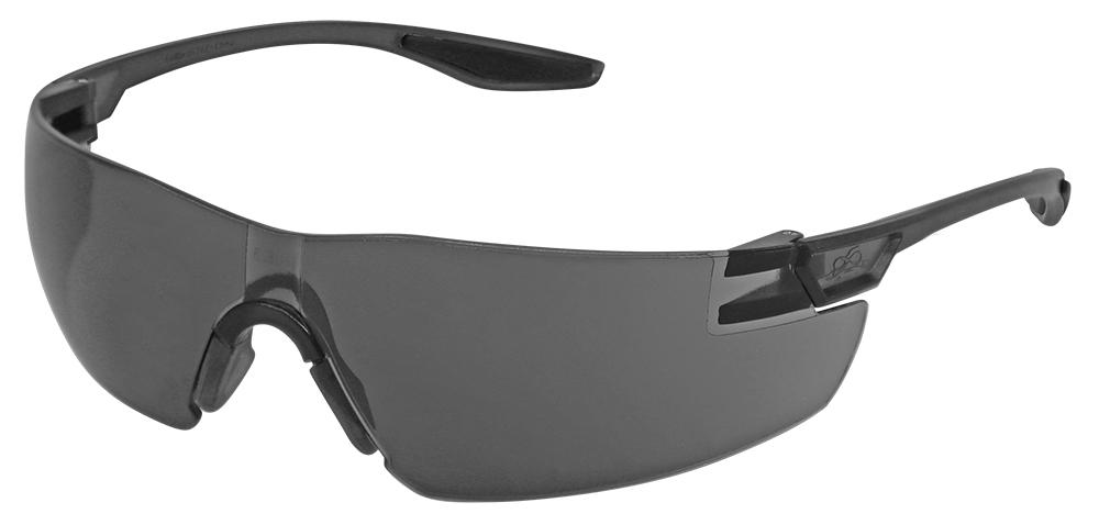 Bullhead Maki Safety Glasses with Indoor Outdoor Mirror Lens Black Frame 